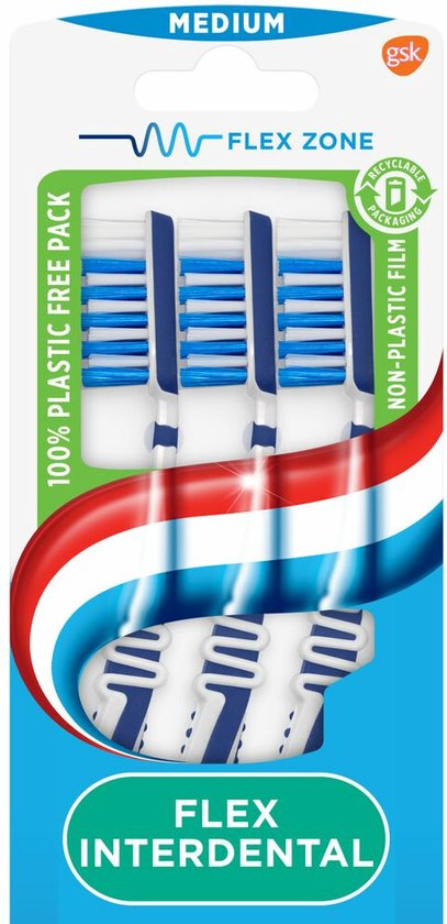 Aquafresh Tandenborstel Flex Interdental Medium 3 stuks