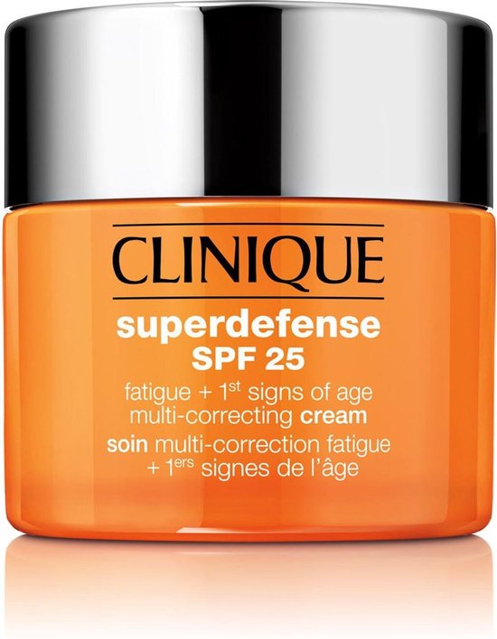 Clinique Age Prevention Superdefense Multi Correction Cream SPF25 Creme GecombineerdeVette Huid 30ml
