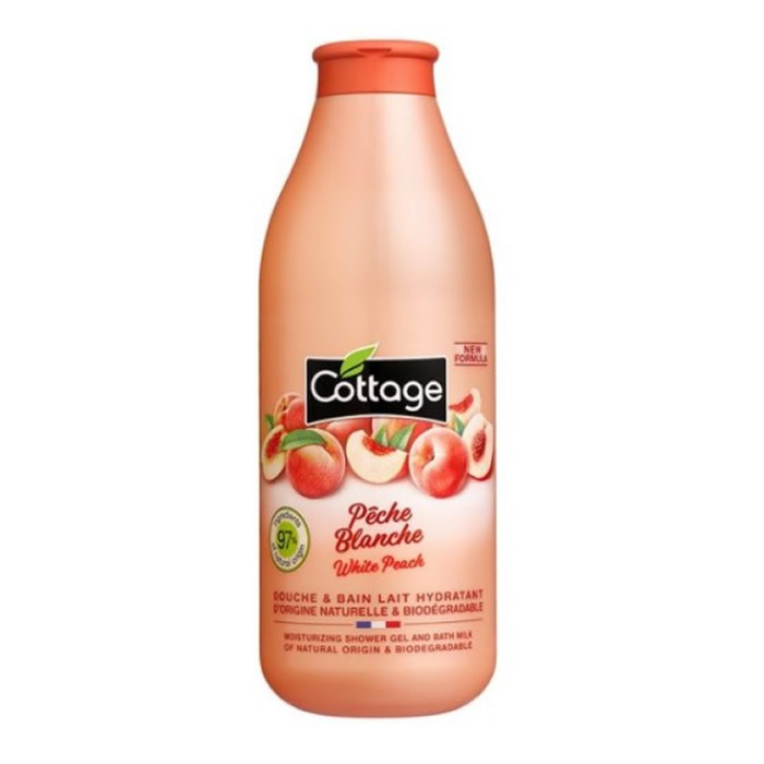 Cottage Moisturizing Shower Gel Peach 750Ml