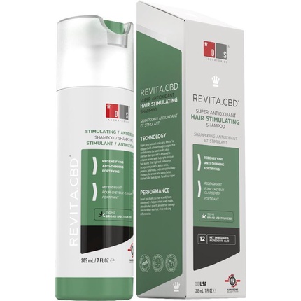 Ds Revita Cbd Hair Stimulating Shampoo 205ml