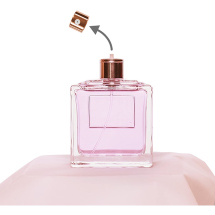 Pressit Twin Pack Refillable Perfume Spray Bottles   Pink  Silver