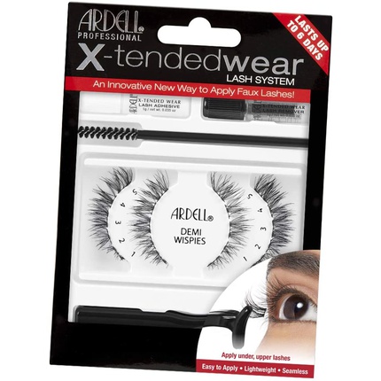 X Tended Wear Lash System Demi Wispies   Gift set for false eyelashes