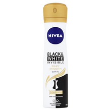 Anti Spray Spray Black  White  Invisible Silk y Smooth  150 ml