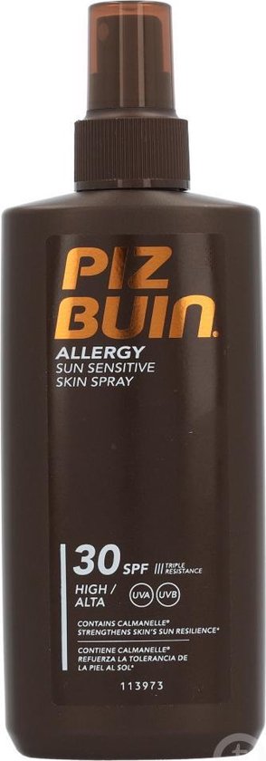 Piz Buin Allergy Sun Sensitive Skin Spray Spf 30 200 Ml