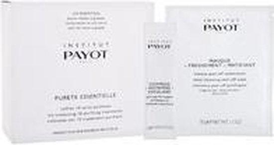 Payot Purete EssentiElle Zestaw Maseczka Do Twarzy Deep Cleansing Peel Off Mask 10 X 30 G   Peeling Do Twarzy Exfoliating Scrub 10 X 10 G W