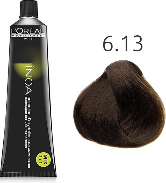 Permanent paint without ammonia  L Oreal Professionnel Inoa 6 13  60ml