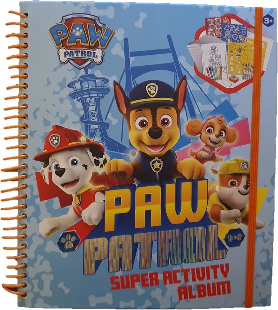 Paw Patrol-creative album-activity-album-coloring-book-stickers-markers ...