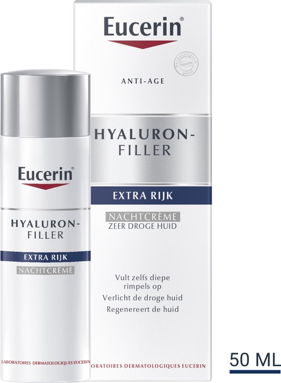 Hyaluron-filler Extra Rich Night Cream By Eucerin 50 Ml