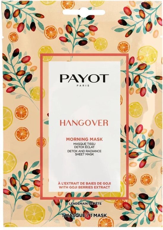 Payot Hangover Detox And Radiance Sheet Mask 15 Units