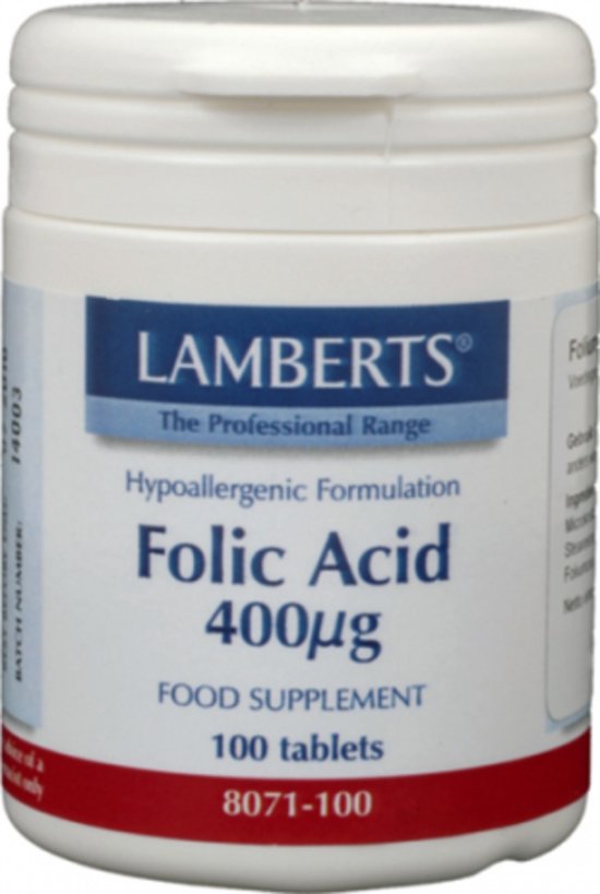 Lamberts Acido Folico 400 Ug 100 Tabs Trendmallnl 7051