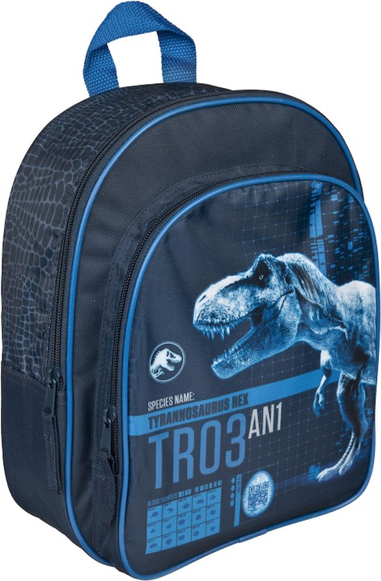 Jurassic World backpack blue 30 cm high 23 cm wide 10 cm deep