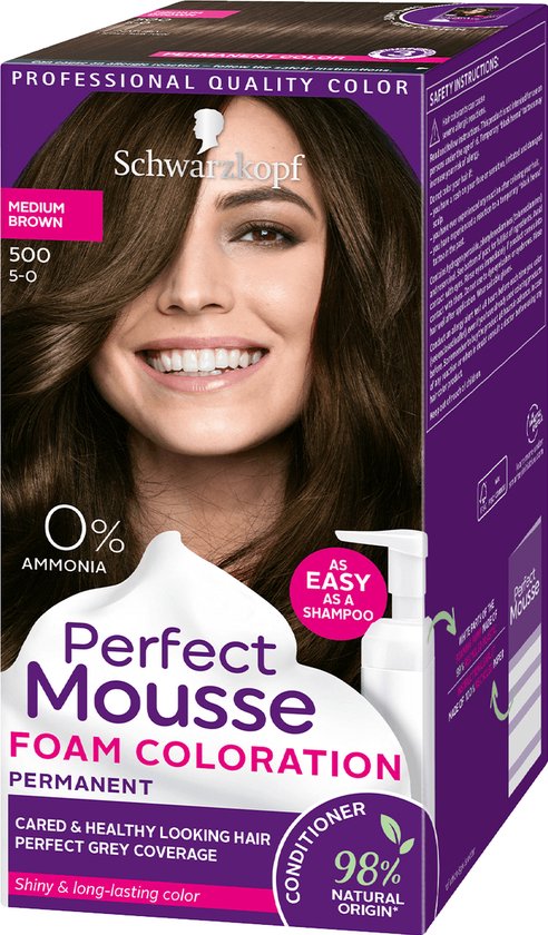 Perfecte mousse 500 kleuren - bruin