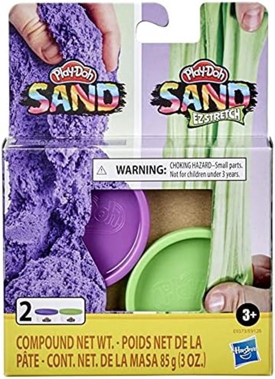 Play-Doh EZ Stretch magisch zand 2 potjes - Magisch - 85 gram