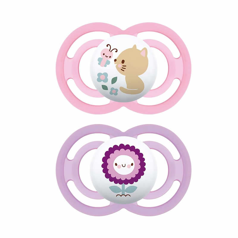 Mam Pacifier Perfect 16+ Silicone 2 Units Pink