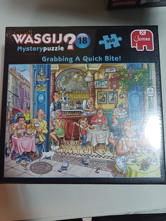wasgij puzzel 950 stukjes grabbing a quick bite