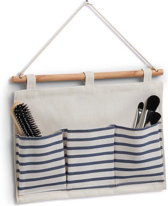 Zeller Present Hang organizer wand of muur 3 vakken - 3 vakken - Sorteervakken