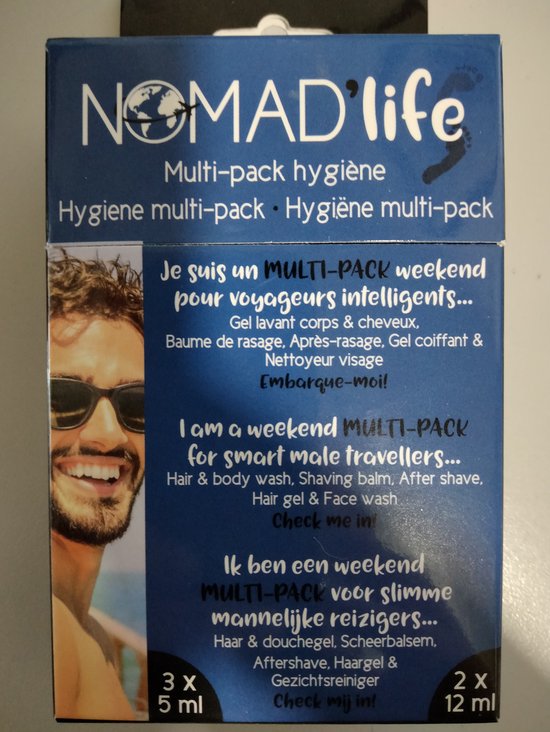Nomad Multi-pack Haar&douchegel scheerbalsem aftershave haargel