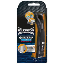 Quattro Titanium Precision Carbon - Shaver for men