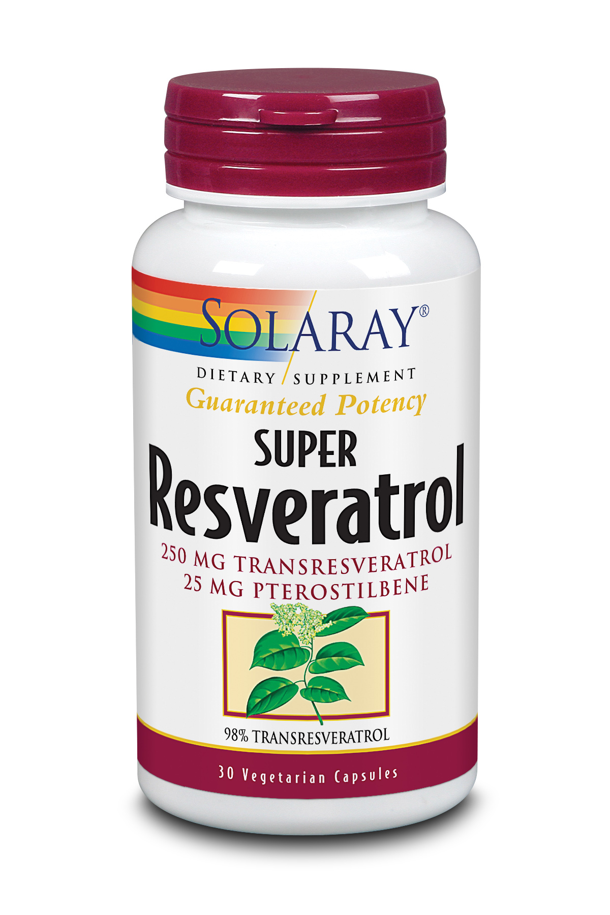 Solaray Super Resveratrol 250 Mg 30 Caps