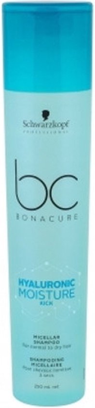 Schwarzkopf Bonacure Moisture Kick Shampoo -250 ml -  vrouwen - Voor