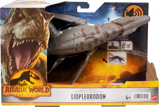 Jurassic World Dominion Roar Strikers - Liopleurodon - Actiefiguur - Dinosaurus Speelgoed