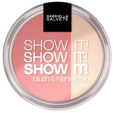 Show It! Blush & Highlighter - Kompaktní tvářenka s rozjasňovačem 9 g